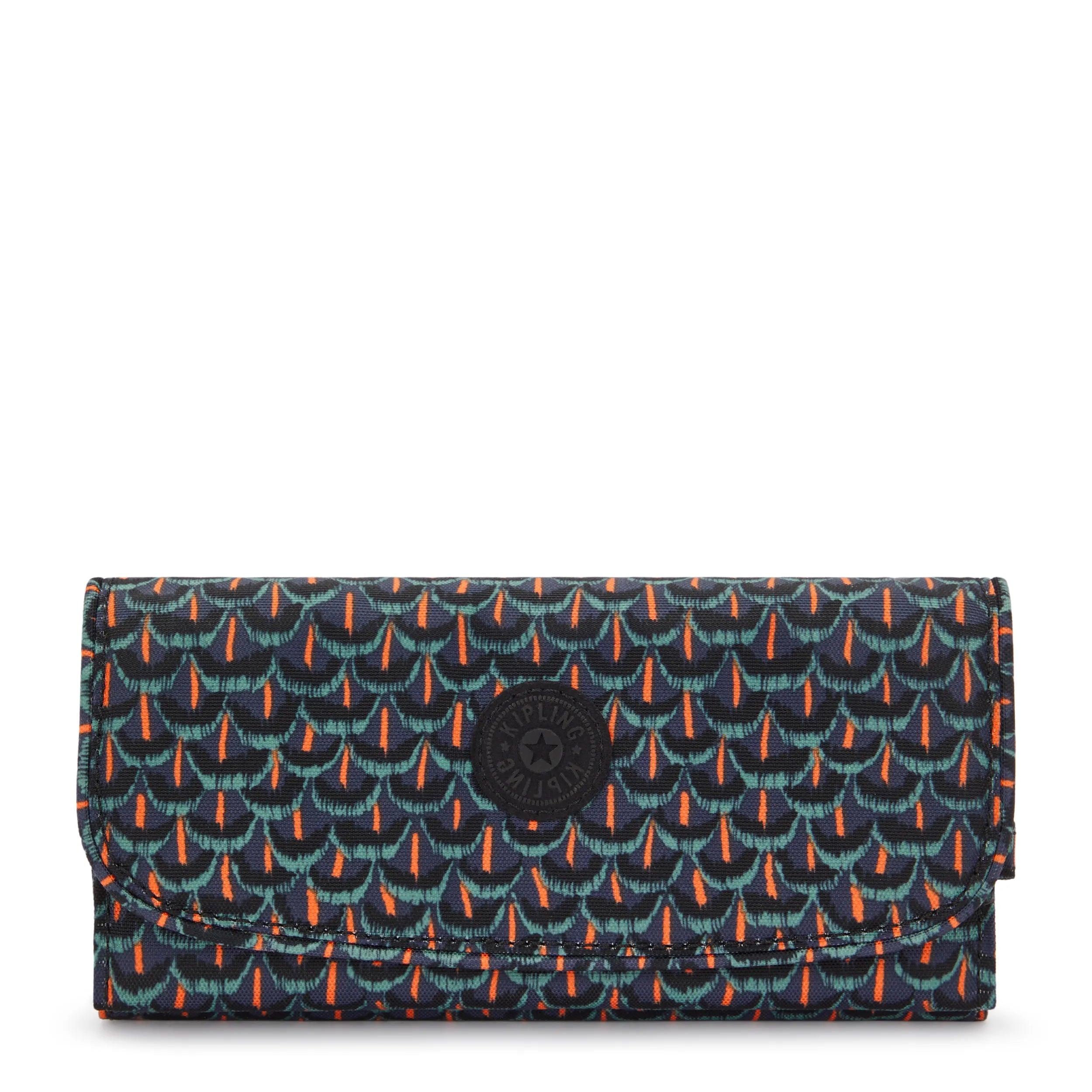 Money Land Printed Snap Wallet