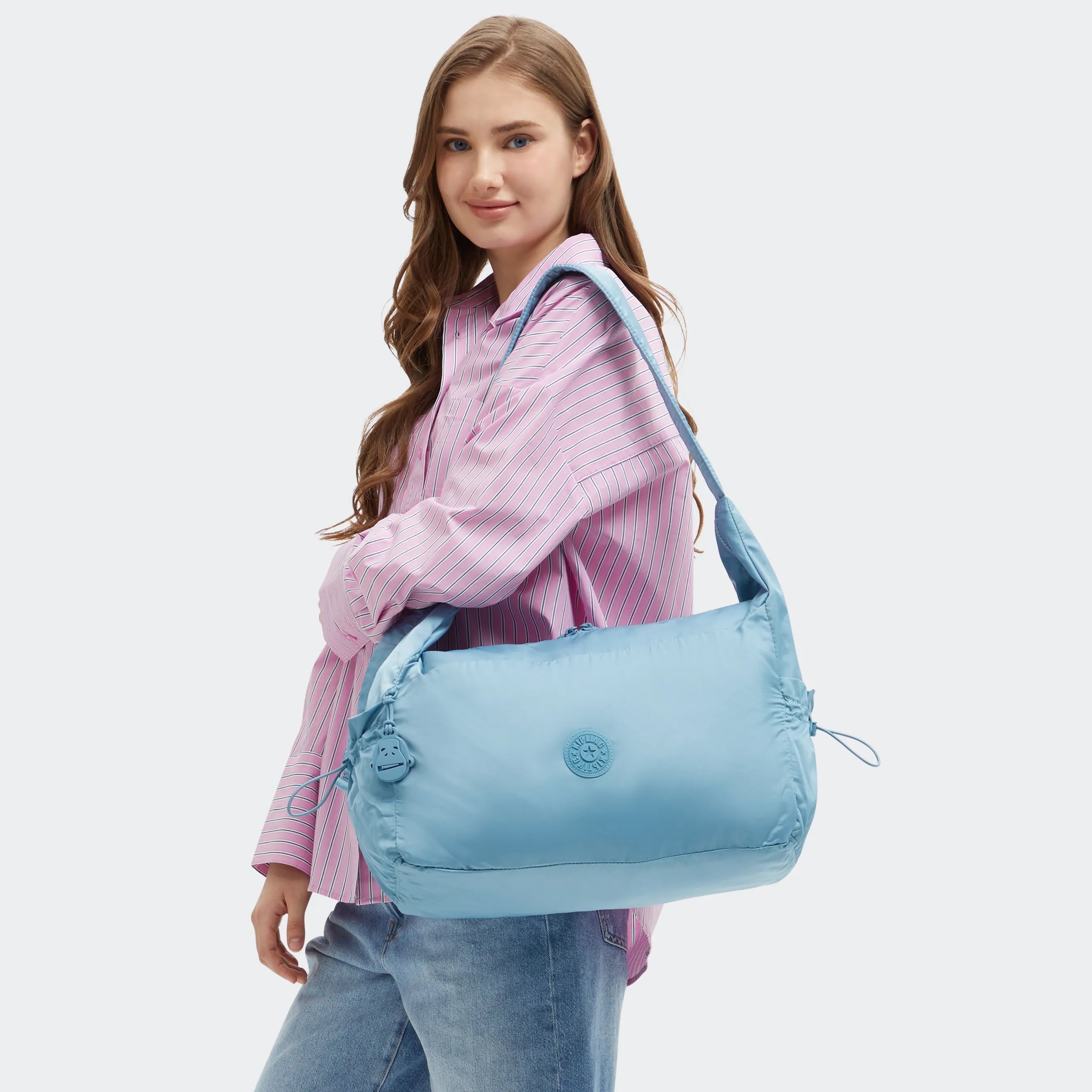 Gwyn Smooth Satin Shoulder Bag - Image 2