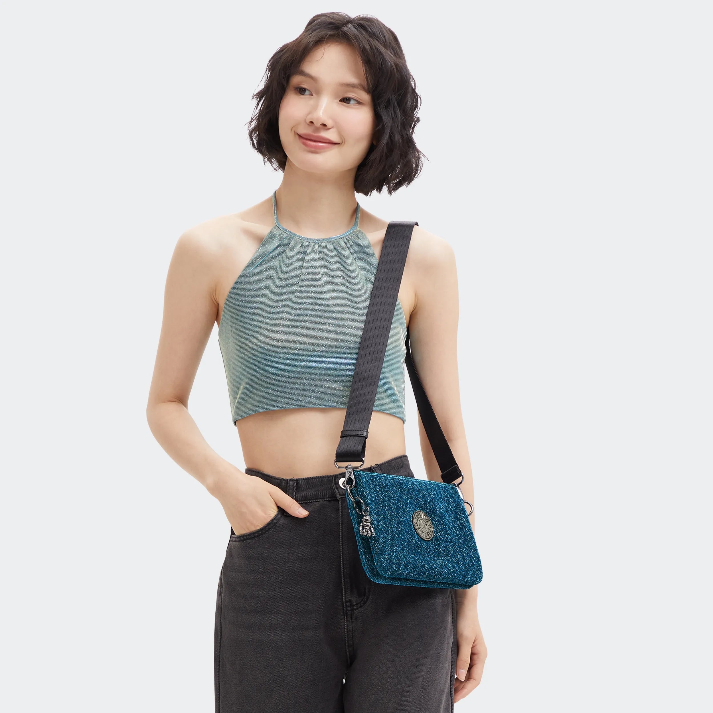 Riri Sparkly Crossbody Bag - Image 2