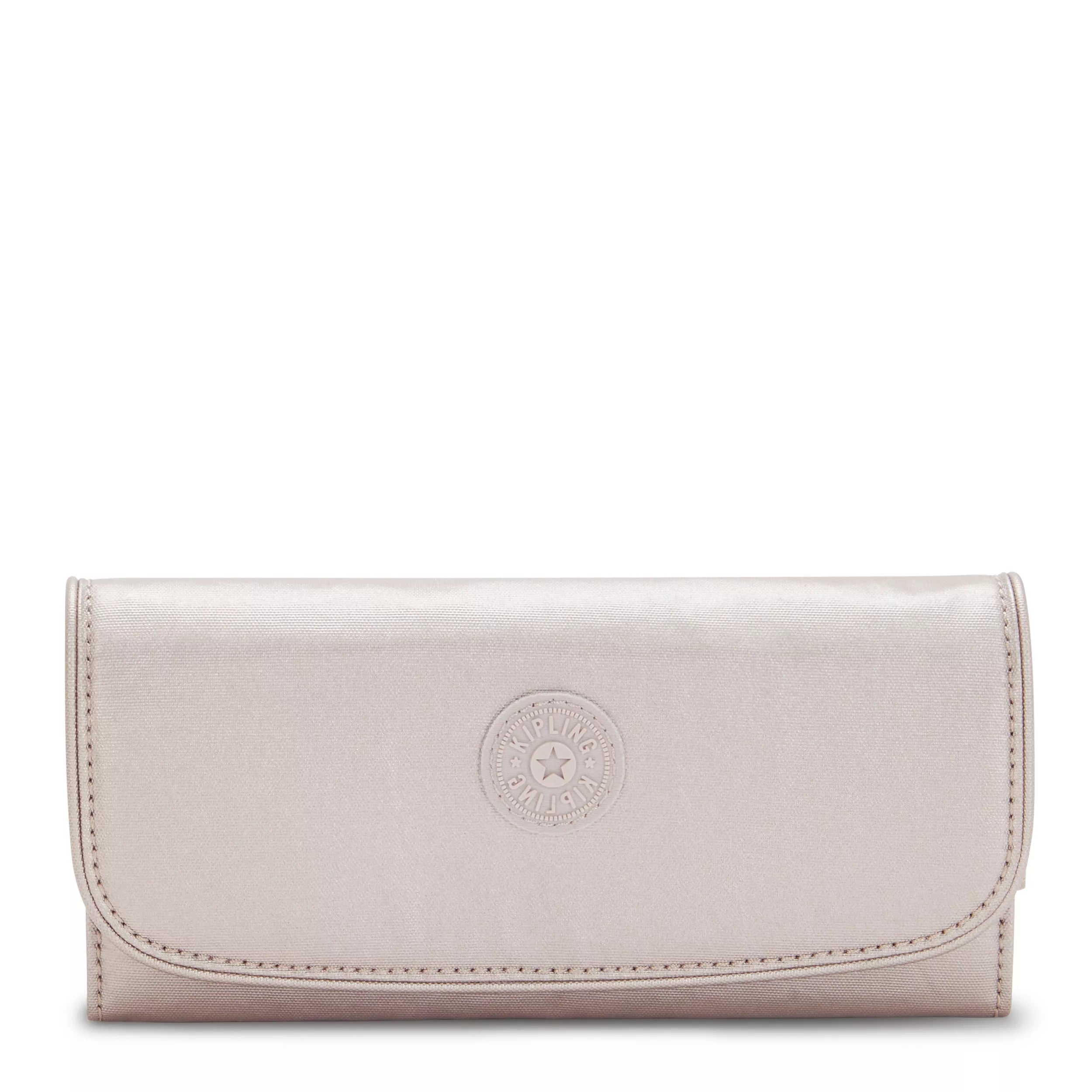 Money Land Metallic Snap Wallet