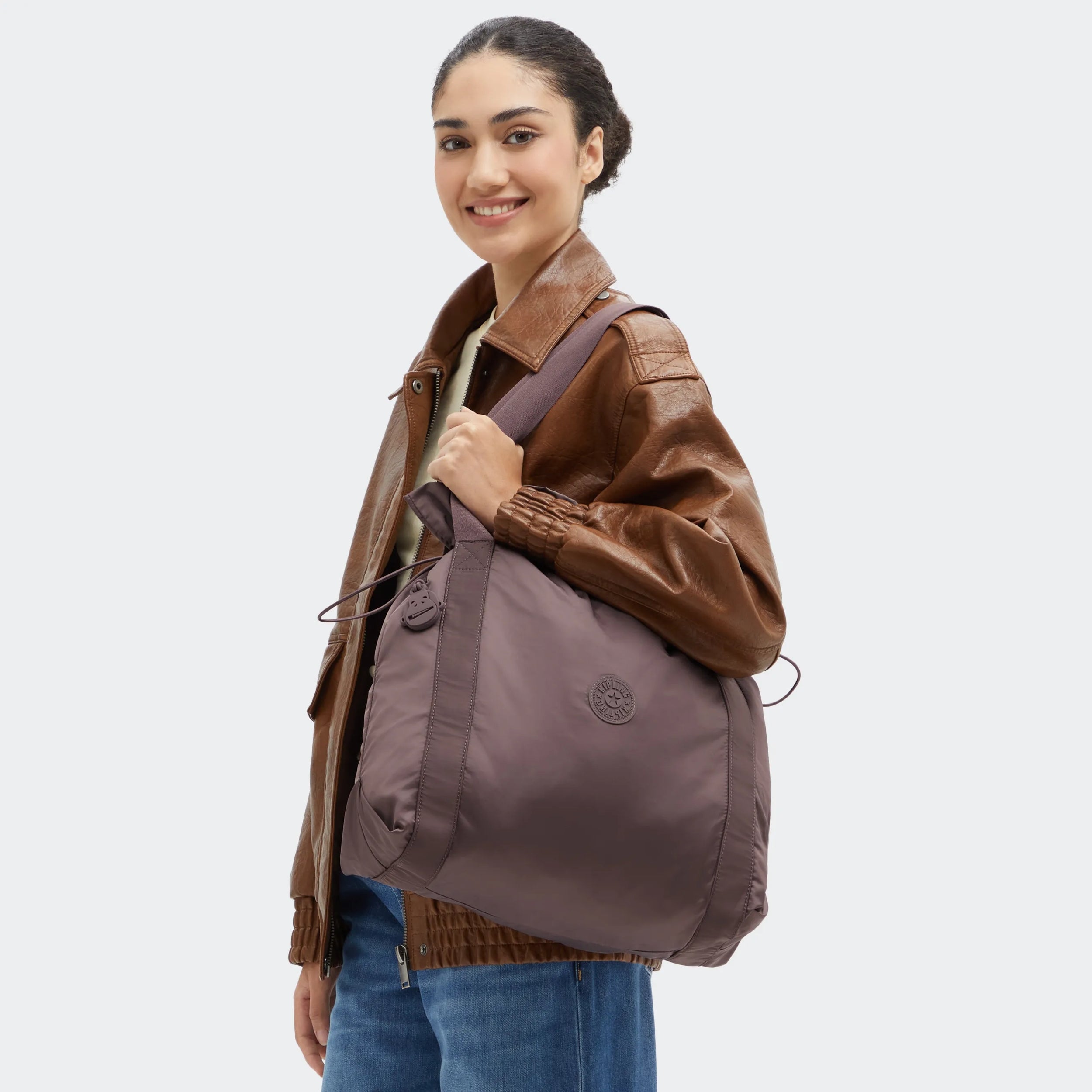 Elmar Smooth Satin Tote Bag - Image 2