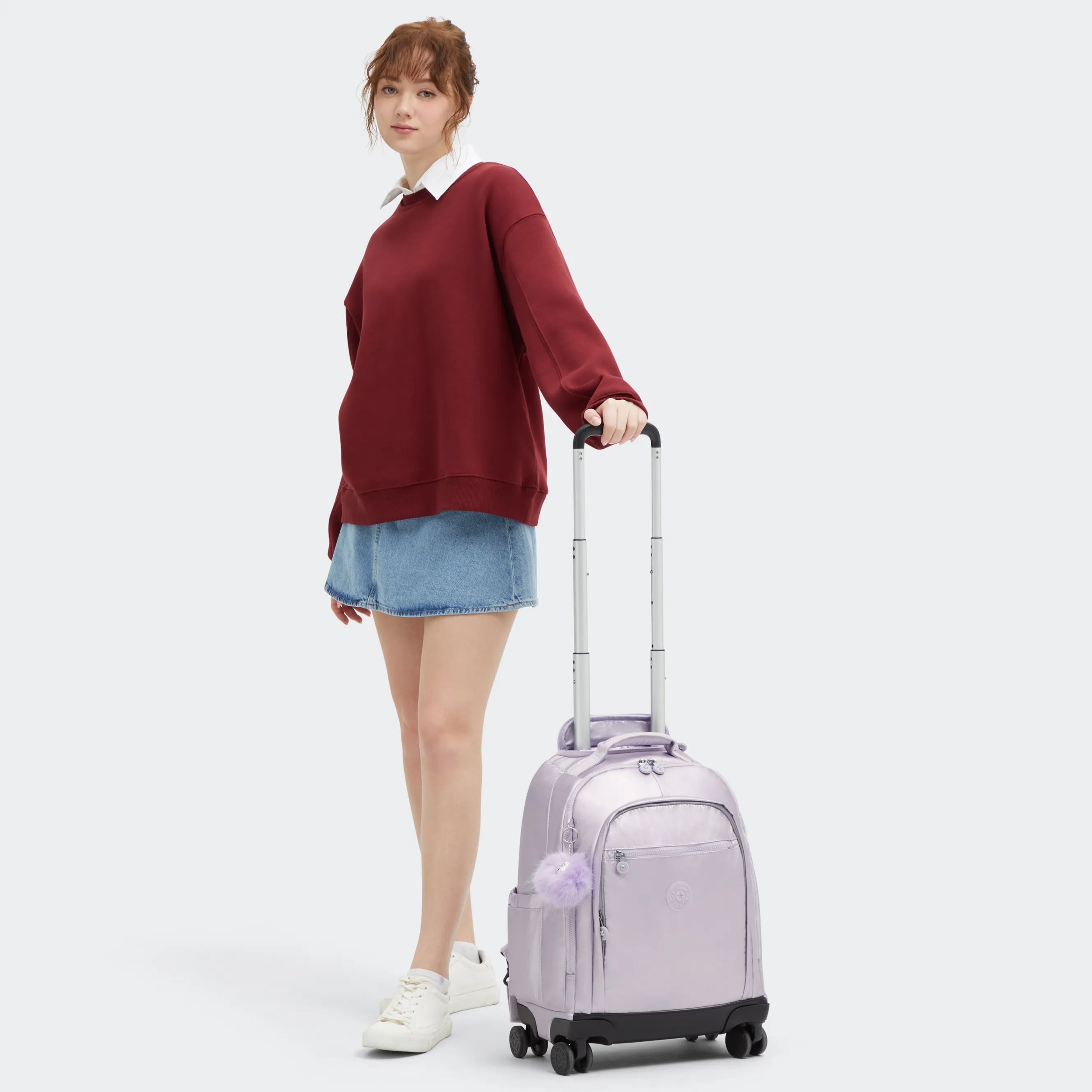 New Zea Metallic 15 Laptop Rolling Backpack - Image 2